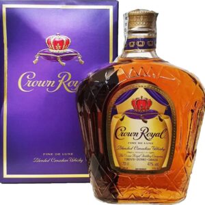 CROWN ROYAL - FINE BLENDED DE LUXE CANADIAN WHISKY