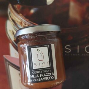 Si.Gi. - CONFETTURA DI MELA FRAGOLA E FIORI DI SAMBUCO 220 g