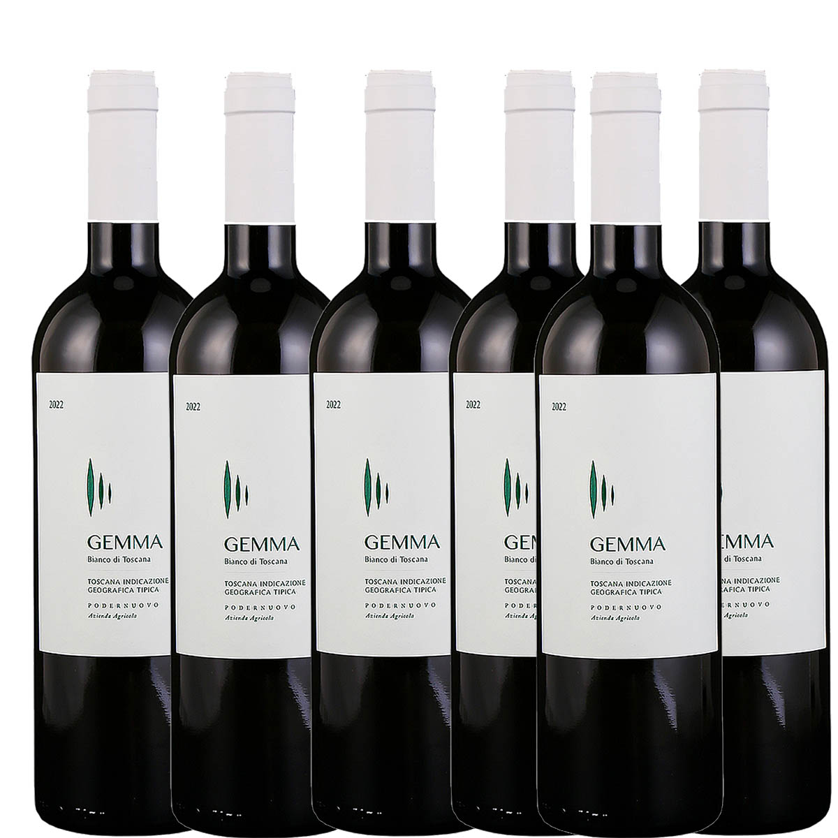 PODERNUOVO - GEMMA VERMENTINO TOSCANO DOC 2023 BOX DA 6 BOTTIGLIE