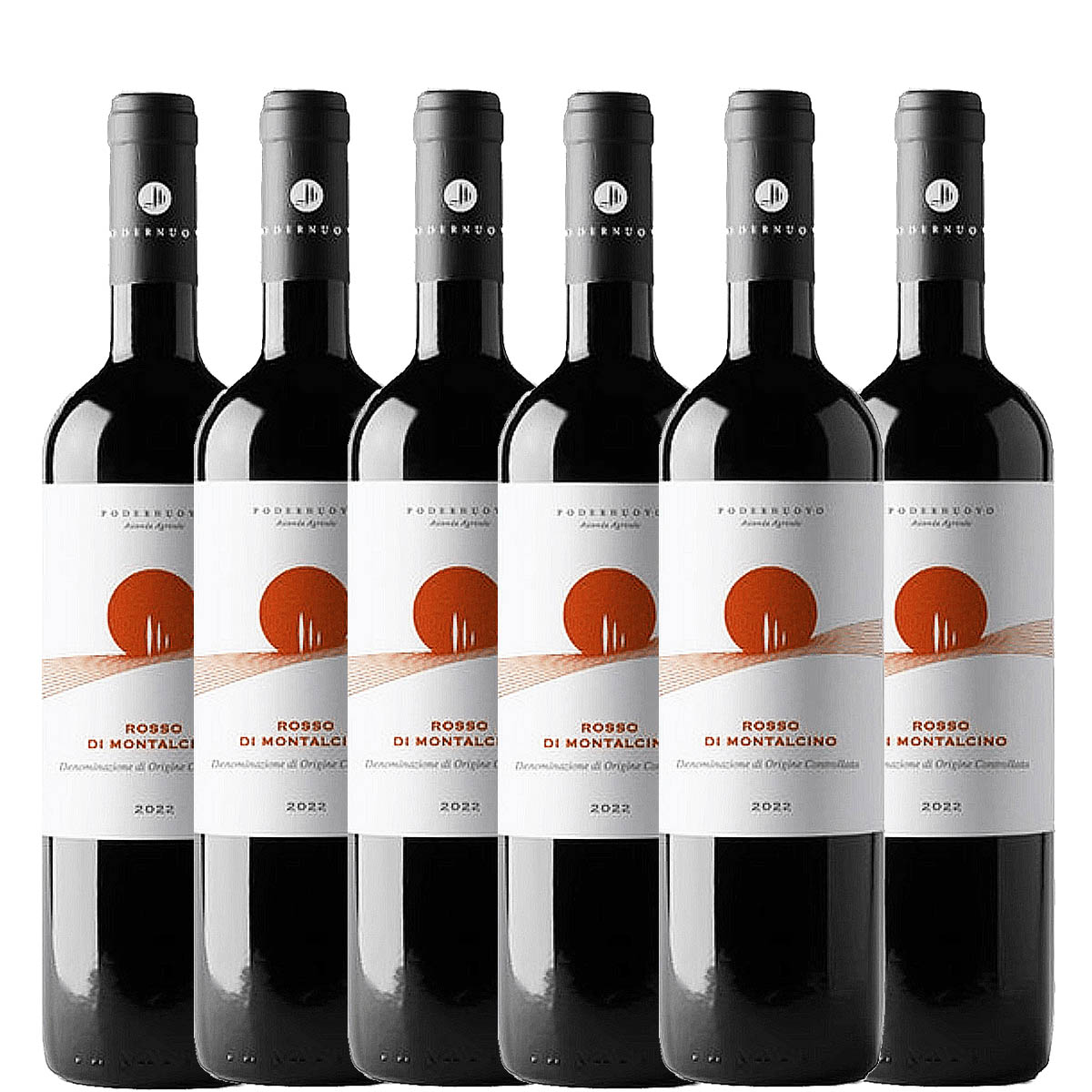 PODERNUOVO - ROSSO DI MONTALCINO DOC 2023 BOX DA 6 BOTTIGLIE
